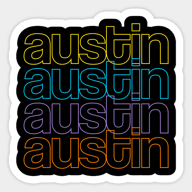 Austin City Sticker by sunima